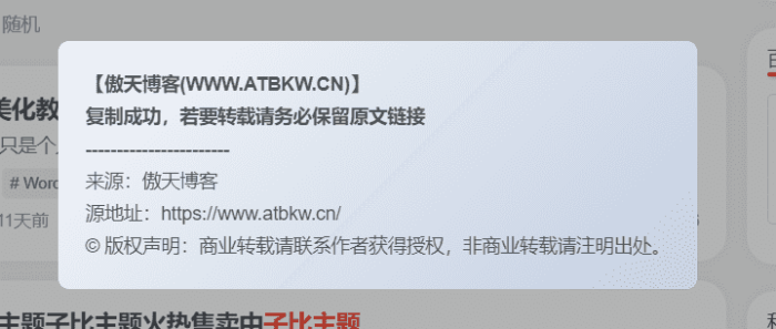 WordPress添加复制文章内容自动添加博客名称和原文地址-维哲BOKS-信息化-OA-协同办公-财务ERP-WMS- CRM-OMS-流程维哲BOKS