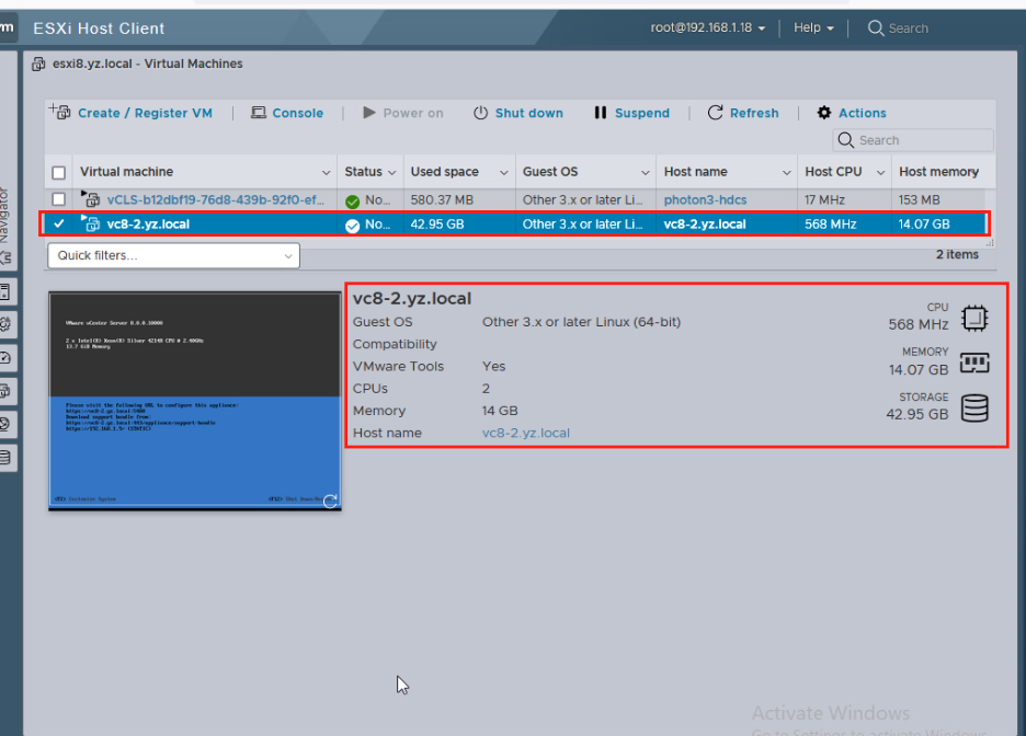 安装vCenter Server Appliance(VCSA) 8.0插图30 image